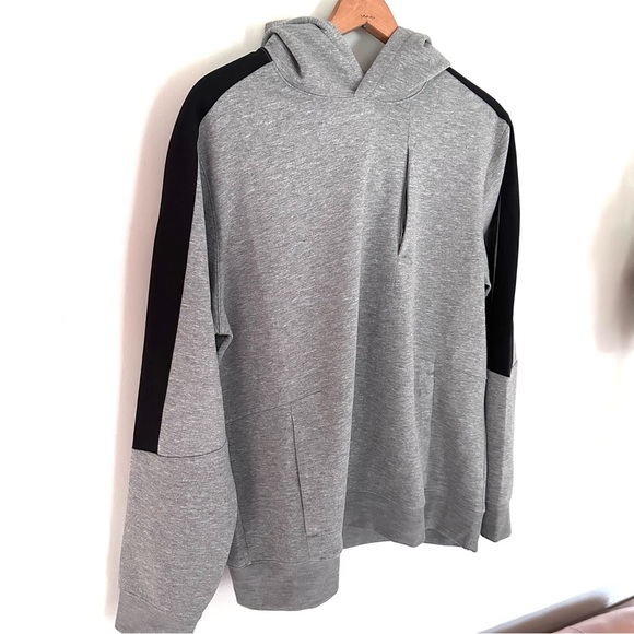 VRST Men’s Pinnacle Fleece Hoodie Mid Heather Gray Zipper Pockets Size Large - Picture 3 of 9